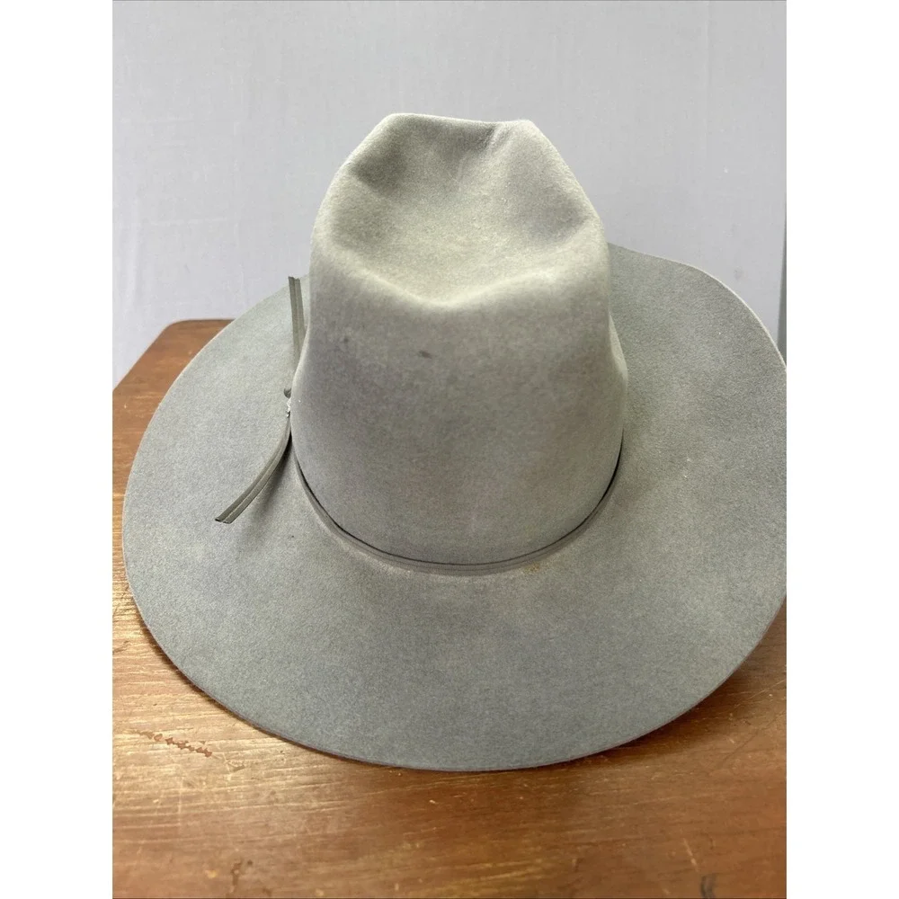 Vintage Stetson Open Road Silverbelly 4X XXXX Beaver Cowboy Hat 7 1/4 3 1/2 Brim